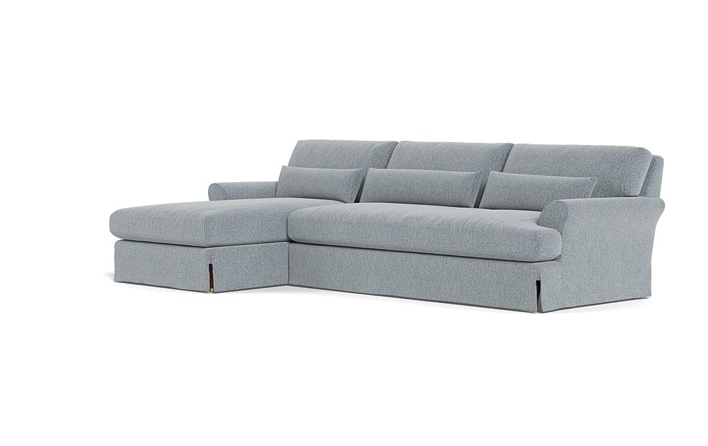 Maxwell Slipcovered Sectional Sofa with Left Chaise by Apartment Therapy - Image 2