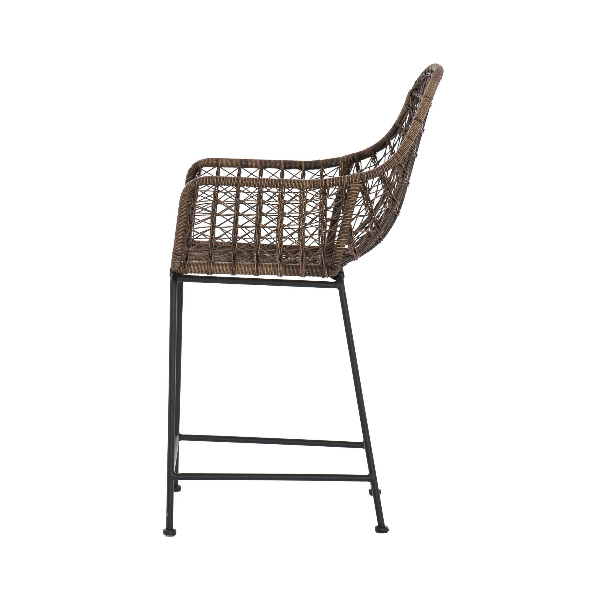 Bandera Outdoor Bar + Counter Stool - Natural Black - Image 3