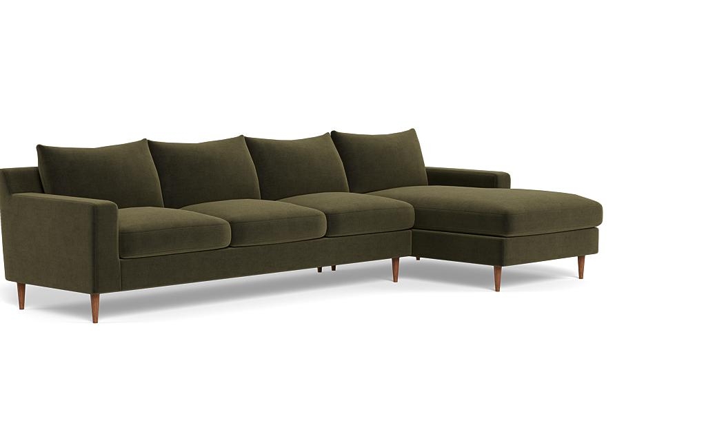Sloan 4-Seat Right Chaise Sectional - Image 1
