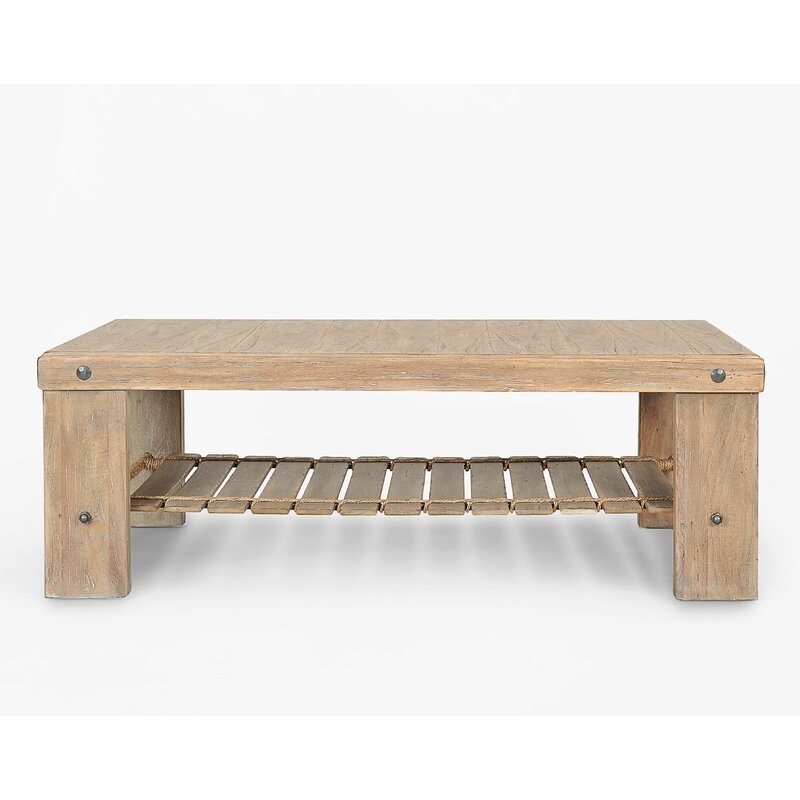 Braxton Culler Artisan Landing Solid Wood Coffee Table with Storage - Image 0