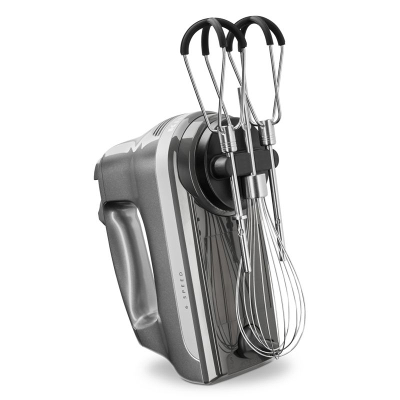KitchenAid ® Contour Silver 6-Speed Hand Mixer with Flex Edge Beaters - Image 4