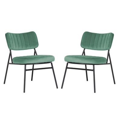 Zipporah 19.5" W Velvet Side Chair - Image 0