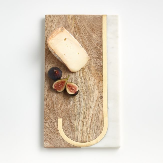 "J" Monogrammed Serving Board - Image 0