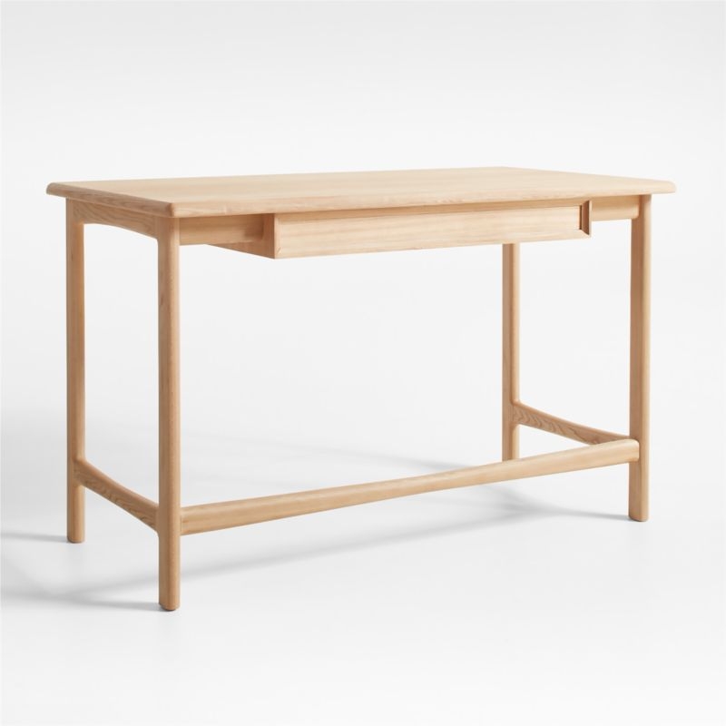 Elias 48" Natural Elm Wood Desk - Image 4