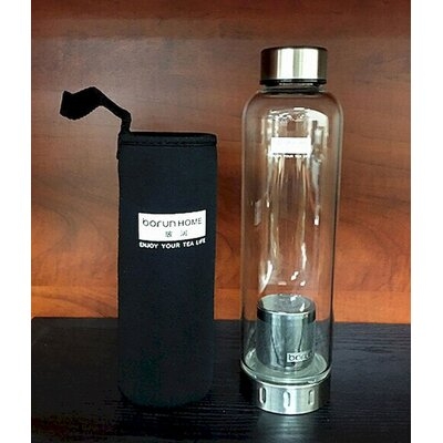 Travel Thermos 17 oz Water Bottle with Tea Infuser - Image 0