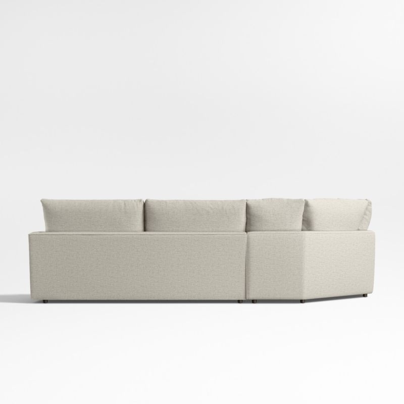 Lounge Classic 3-Piece Wedge Sectional Sofa - Image 3