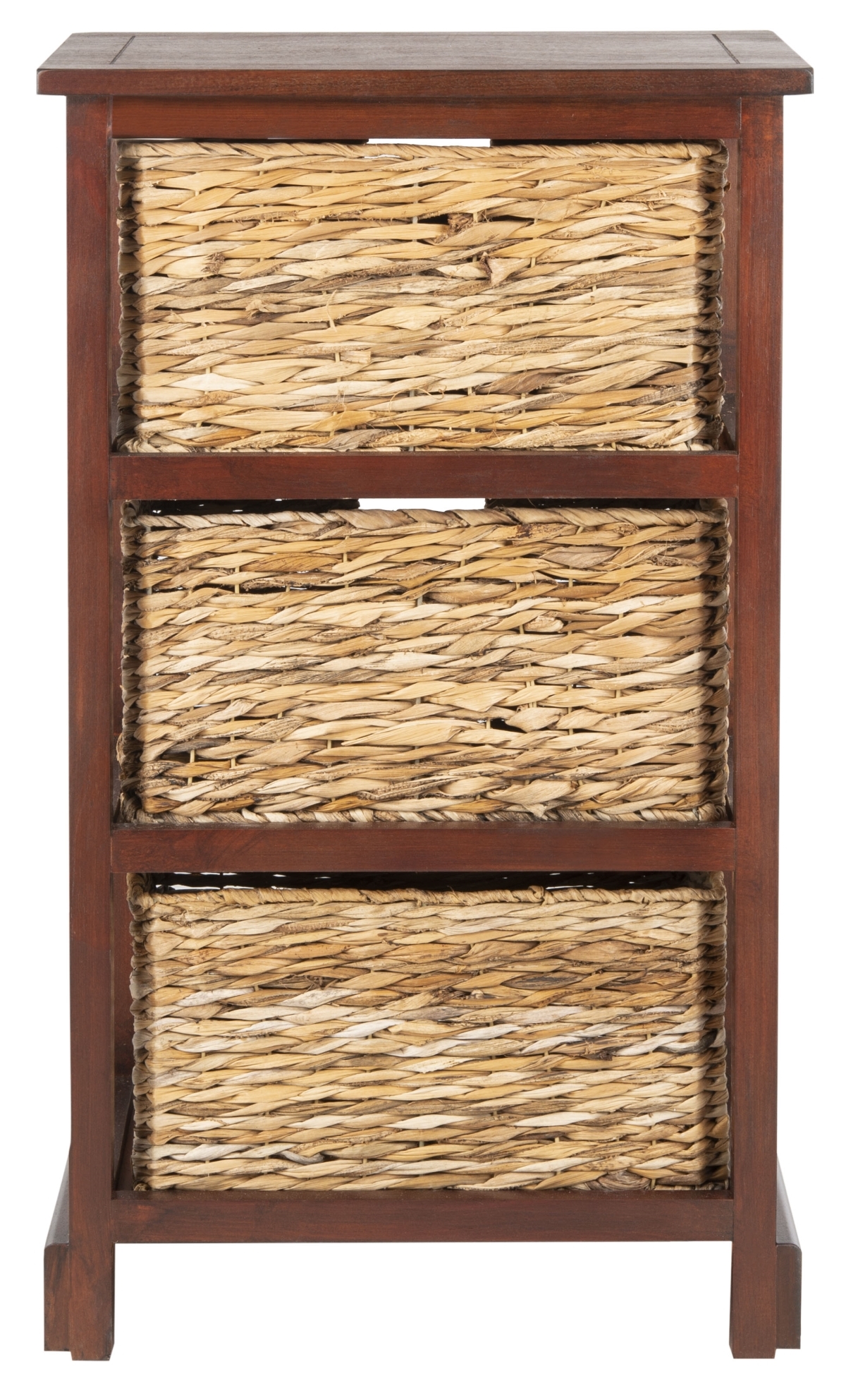 Halle Storage Side Table - Cherry - Safavieh - Image 6