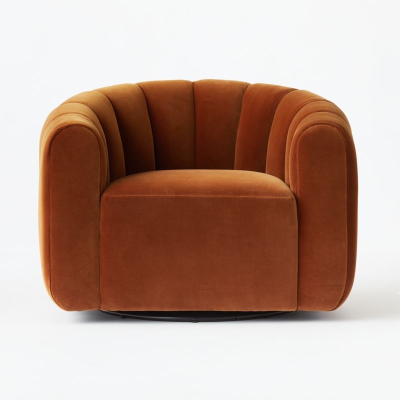 Fitz Bloce Noir Swivel Chair - Image 3