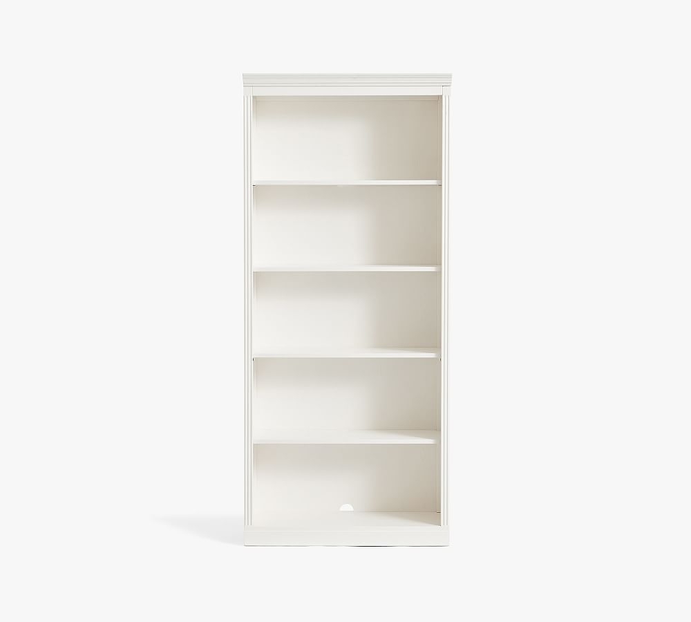 Livingston 35" x 80" Bookcase, Montauk White - Image 0