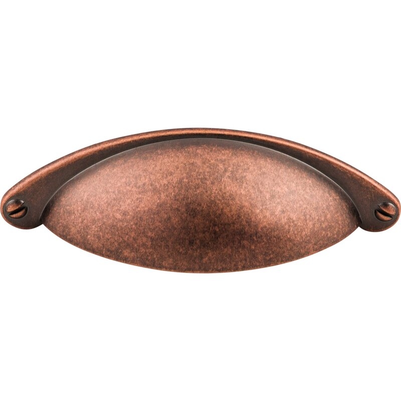 Top Knobs Somerset 2 1/2" Center to Center Cup Pull Finish: Antique Copper - Image 0
