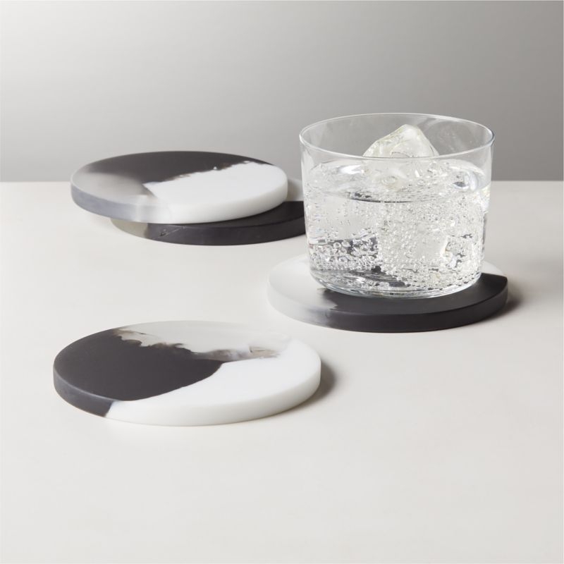 Kaine Resin Coasters Set of 4 - Image 1