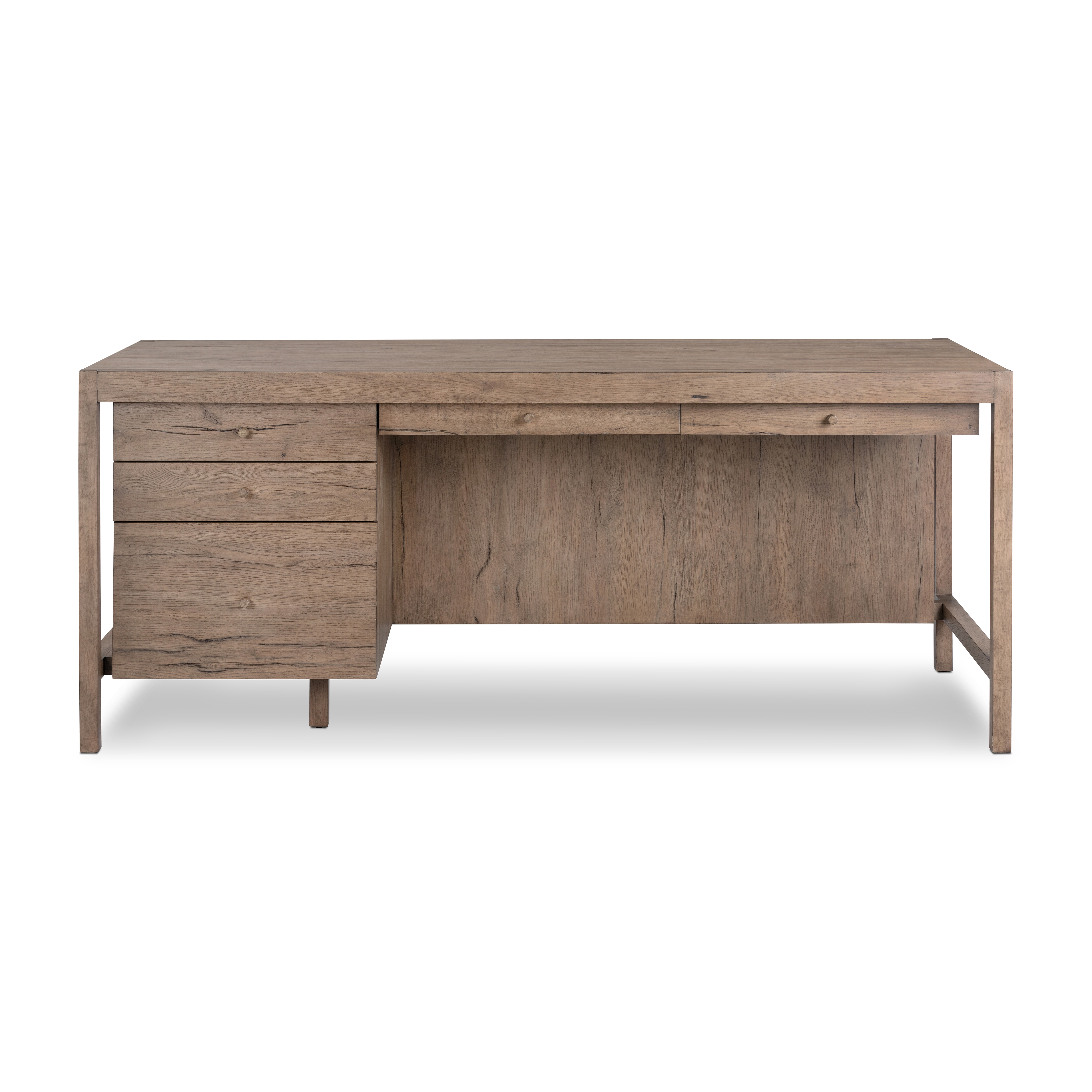 Suspension Desk-Grey Oak - Image 0