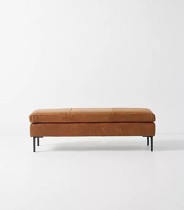 Bowen Leather Bench - Image 0