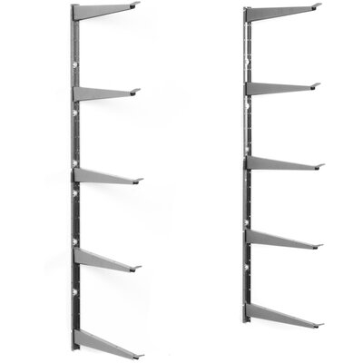 Geraci 40" x 32" x 16" Delta Heavy-duty Storage Rack - Wall-mounted Lumber Rack For Garage, Shed, Basement - Adjustable Arms For Tools, Gear, Equipment - Strong Durable, 800lb Capacity - Easy To Install, Hardware Included - Image 0