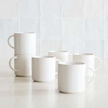 Stoneware Dinnerware, Mug, Frost Gray, Set of 6 - Image 2