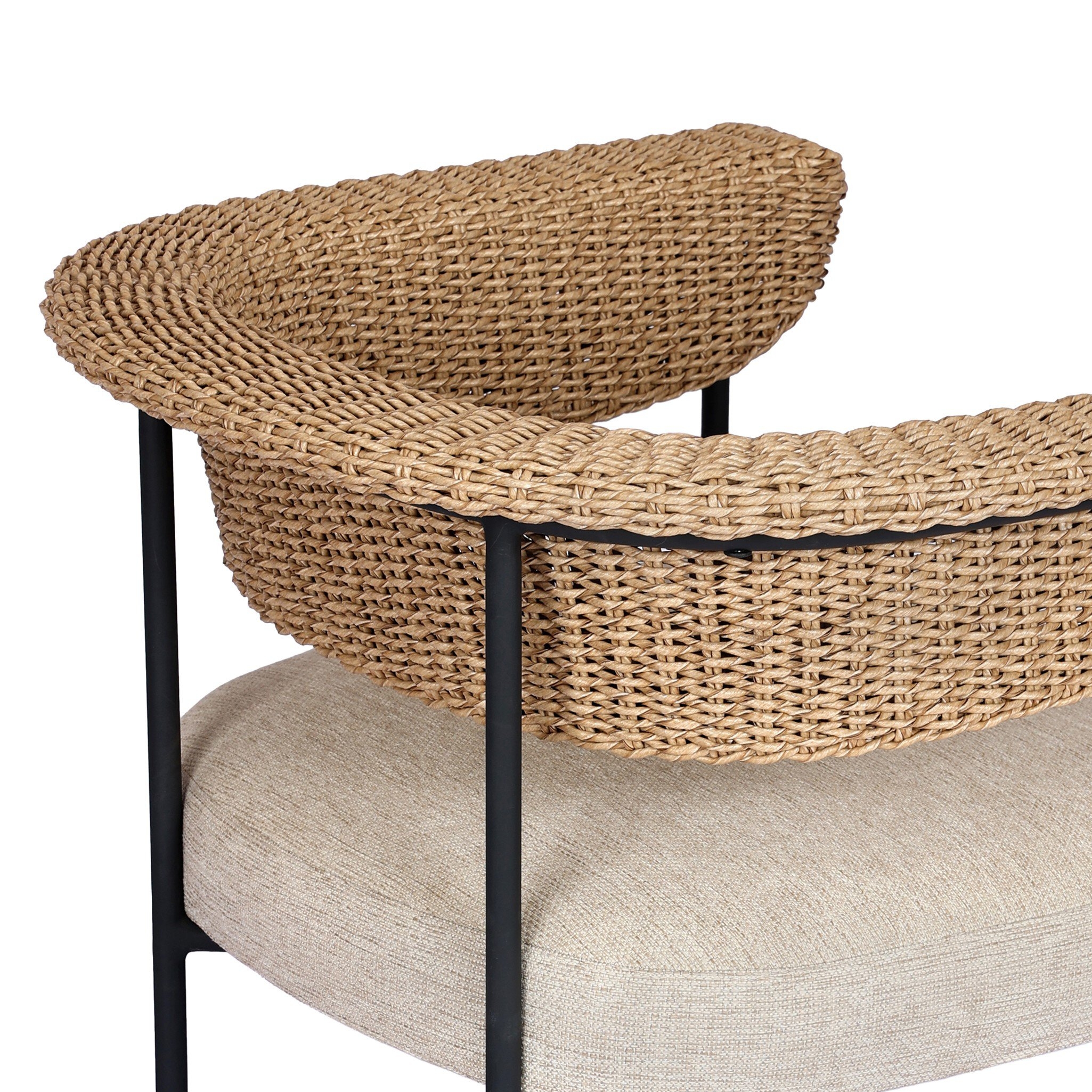 Carrie Outdoor Stool - Ellor Beige - Image 6