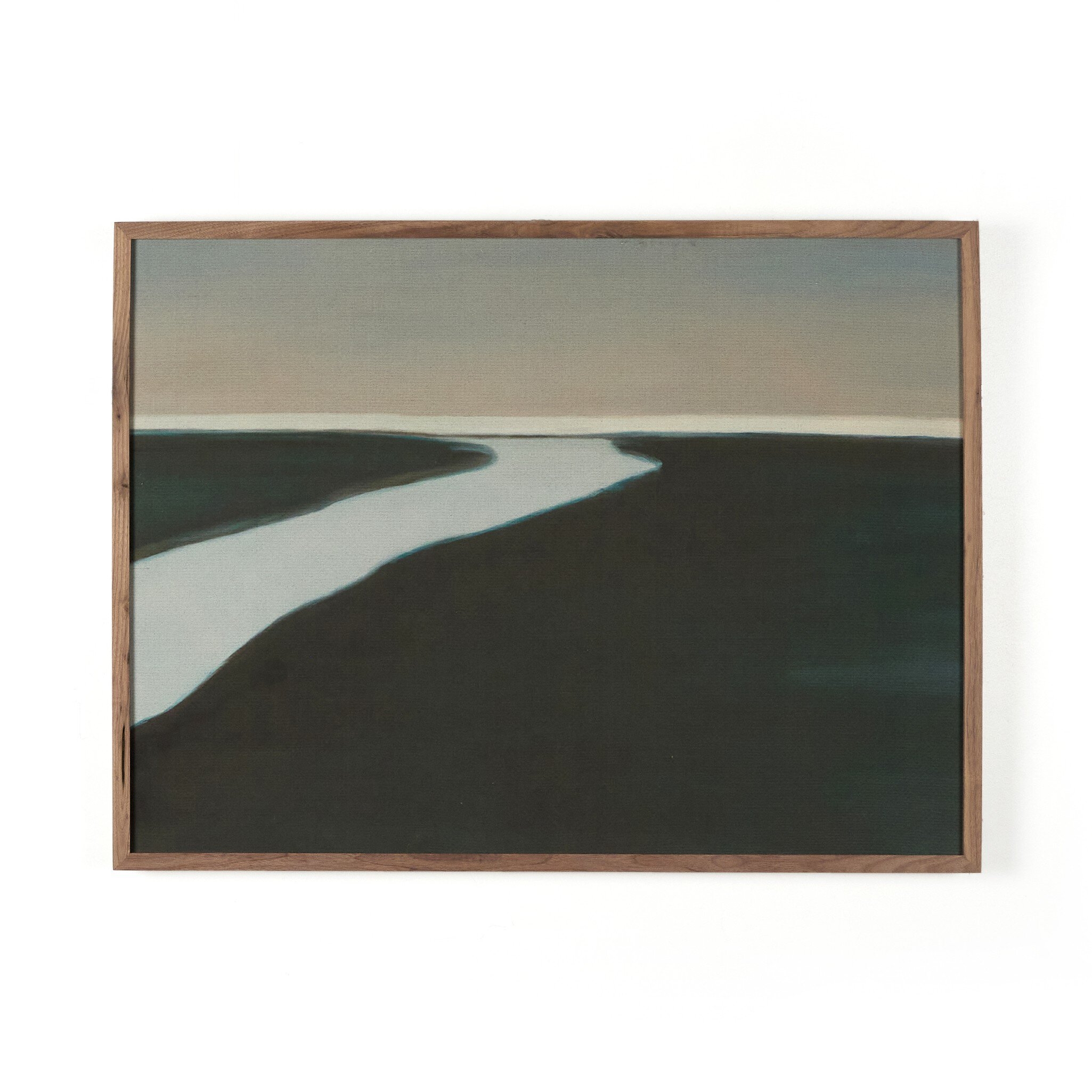 Minimal Landscape 14 by Roseanne Kenny - Rustic 2.5 Walnut - Image 0