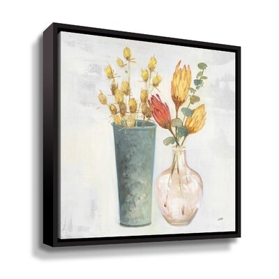 Autumn Greenhouse V - Floater Frame Painting on Canvas - Image 0