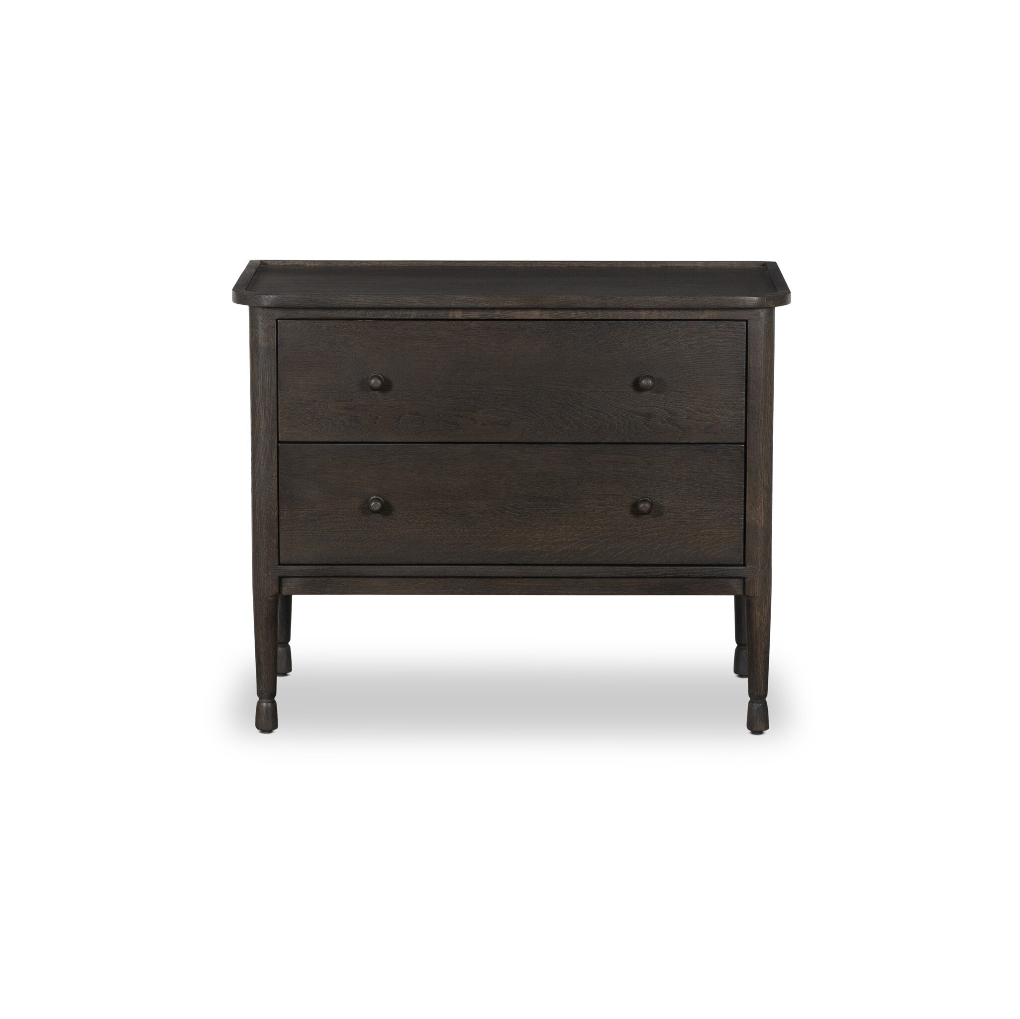 Franny Nightstand - Espresso Oak Veneer by Amber Lewis x Four Hands - Image 0