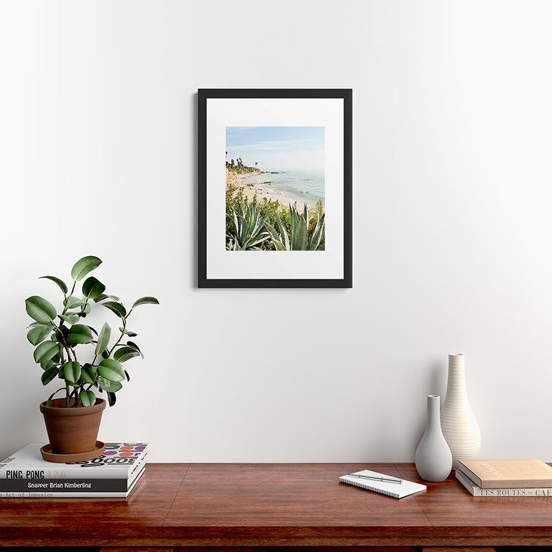 Laguna Coast by Bree Madden - Framed Art Print Classic Black 18" x 24" - Image 1