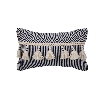 Ibiza Outdoor Pillow, 12" X 20" With Tassels - Image 0