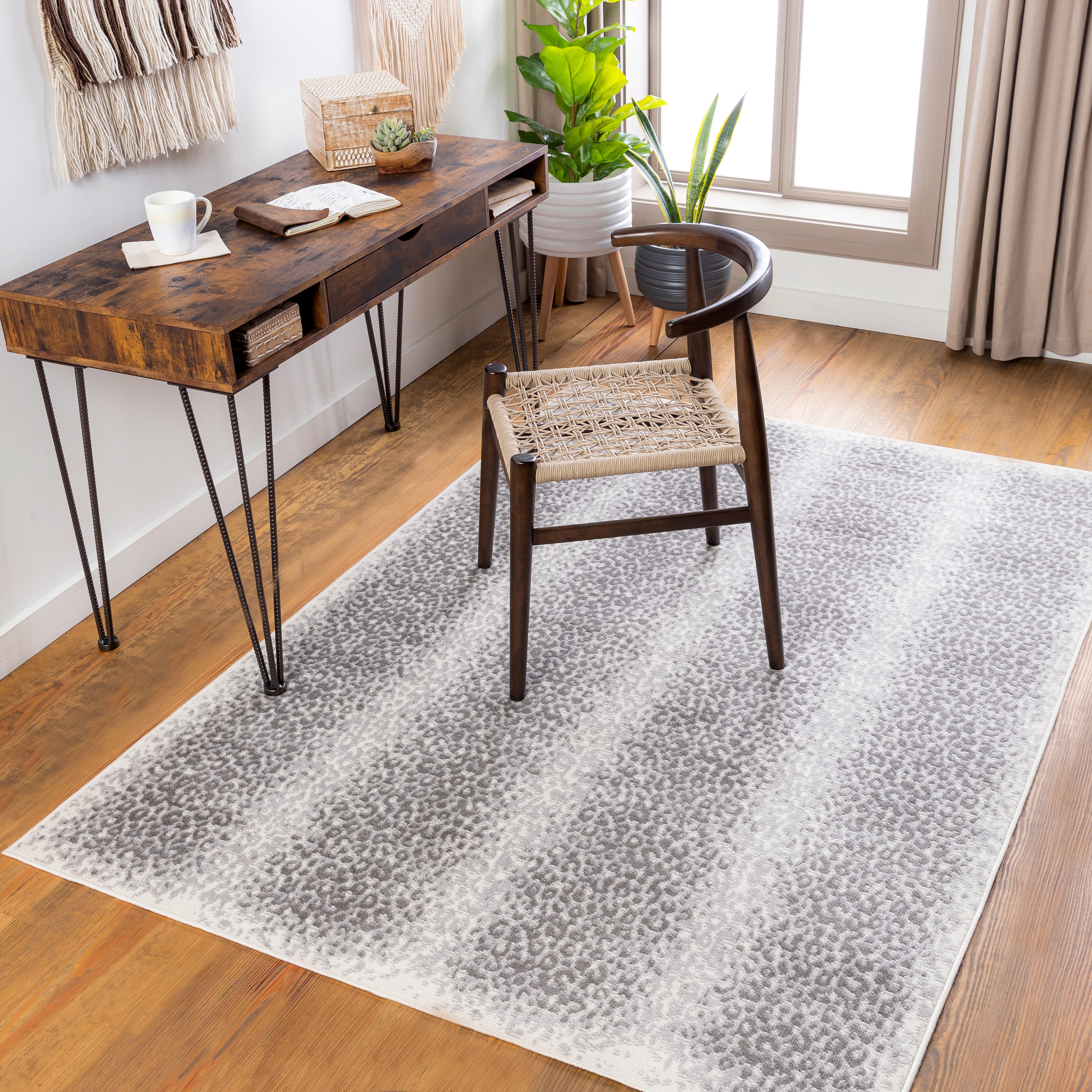 Pisa  Indoor 5' x 7' Machine Woven Rug - Image 1
