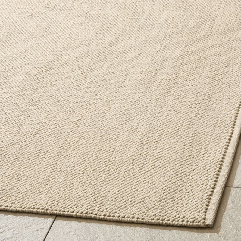 Niya Taupe Indoor/Outdoor Performance Boucle Area Rug 6'x9' - Image 2