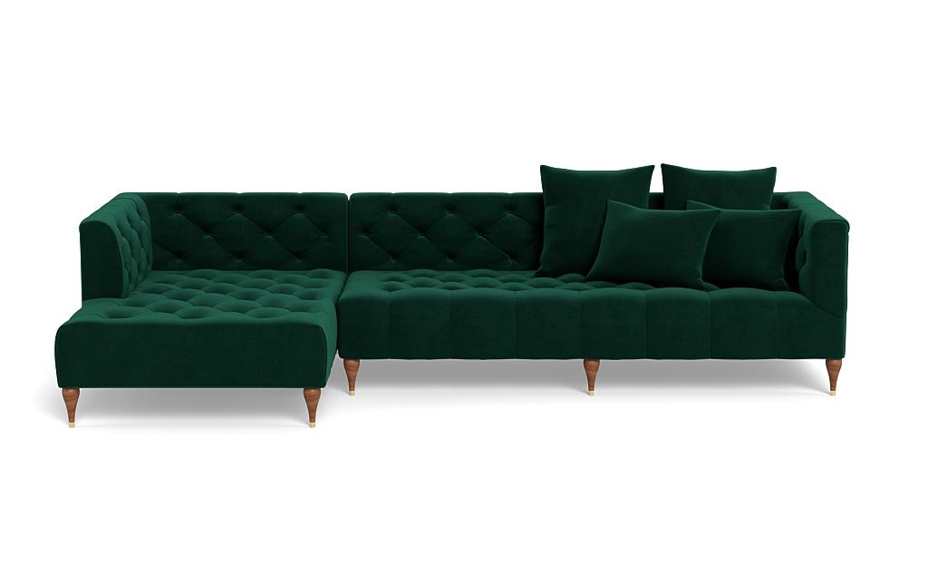 Ms. Chesterfield Sectional Sofa with Left Chaise by Apartment Therapy - Image 0