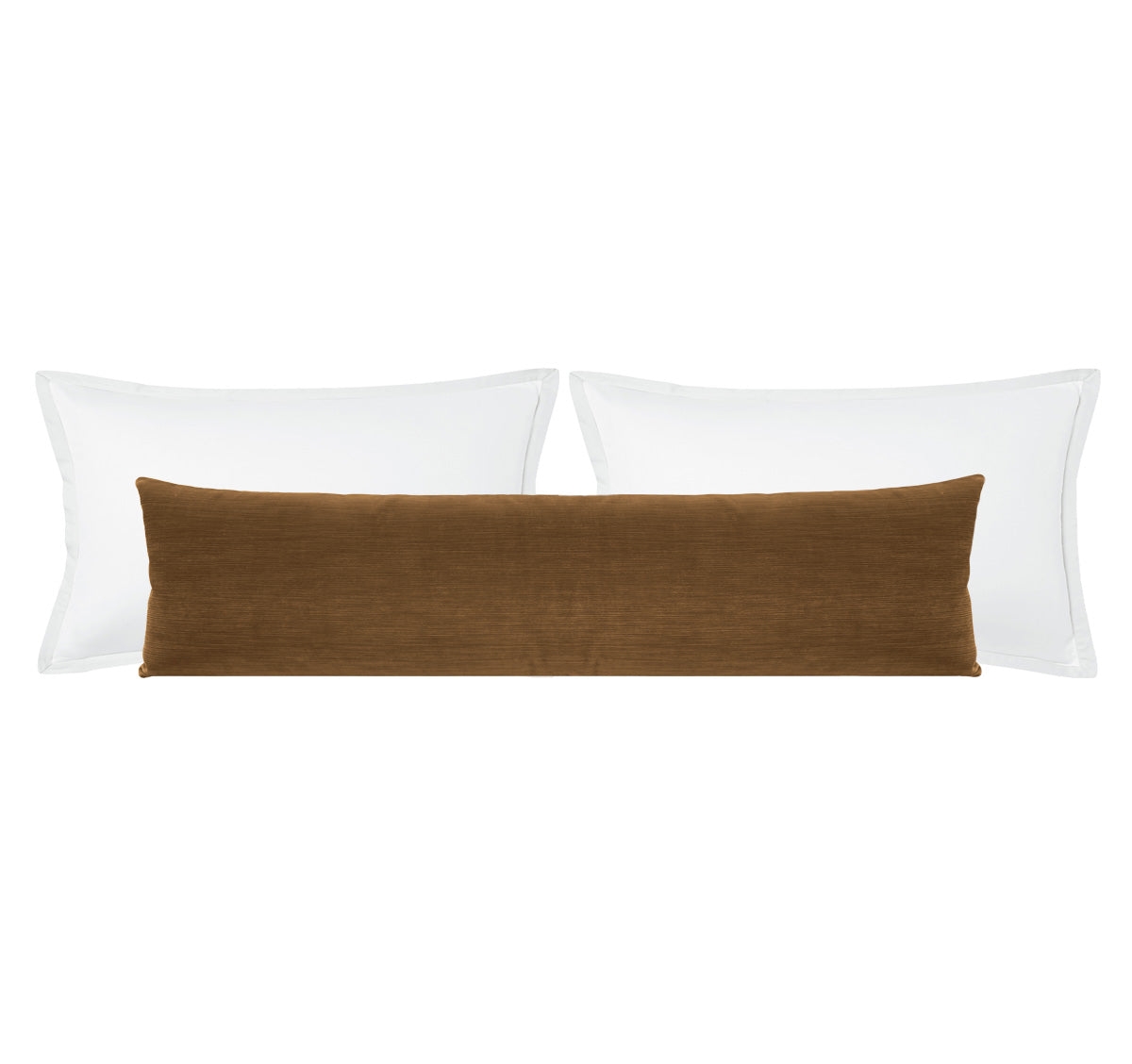 THE XL LUMBAR :: STRIE VELVET // CHESTNUT - BY THE YARD - Image 0