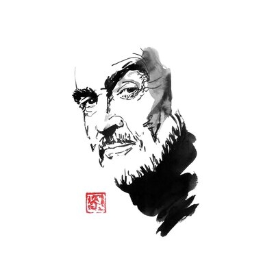 Sean Connery by Péchane - Wrapped Canvas Painting Print - Image 0