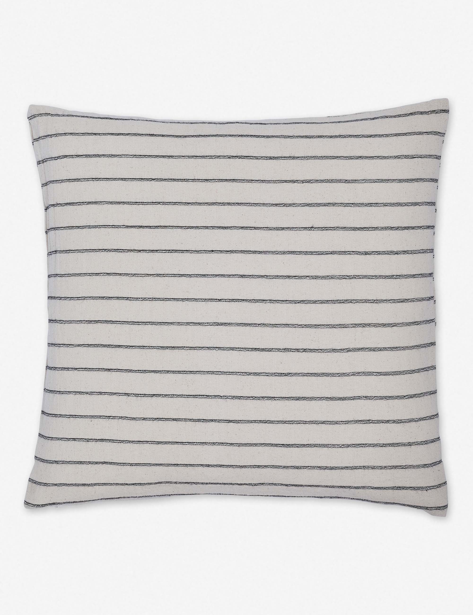 Ojai Pillow, Black, 20" x 20" - Image 0