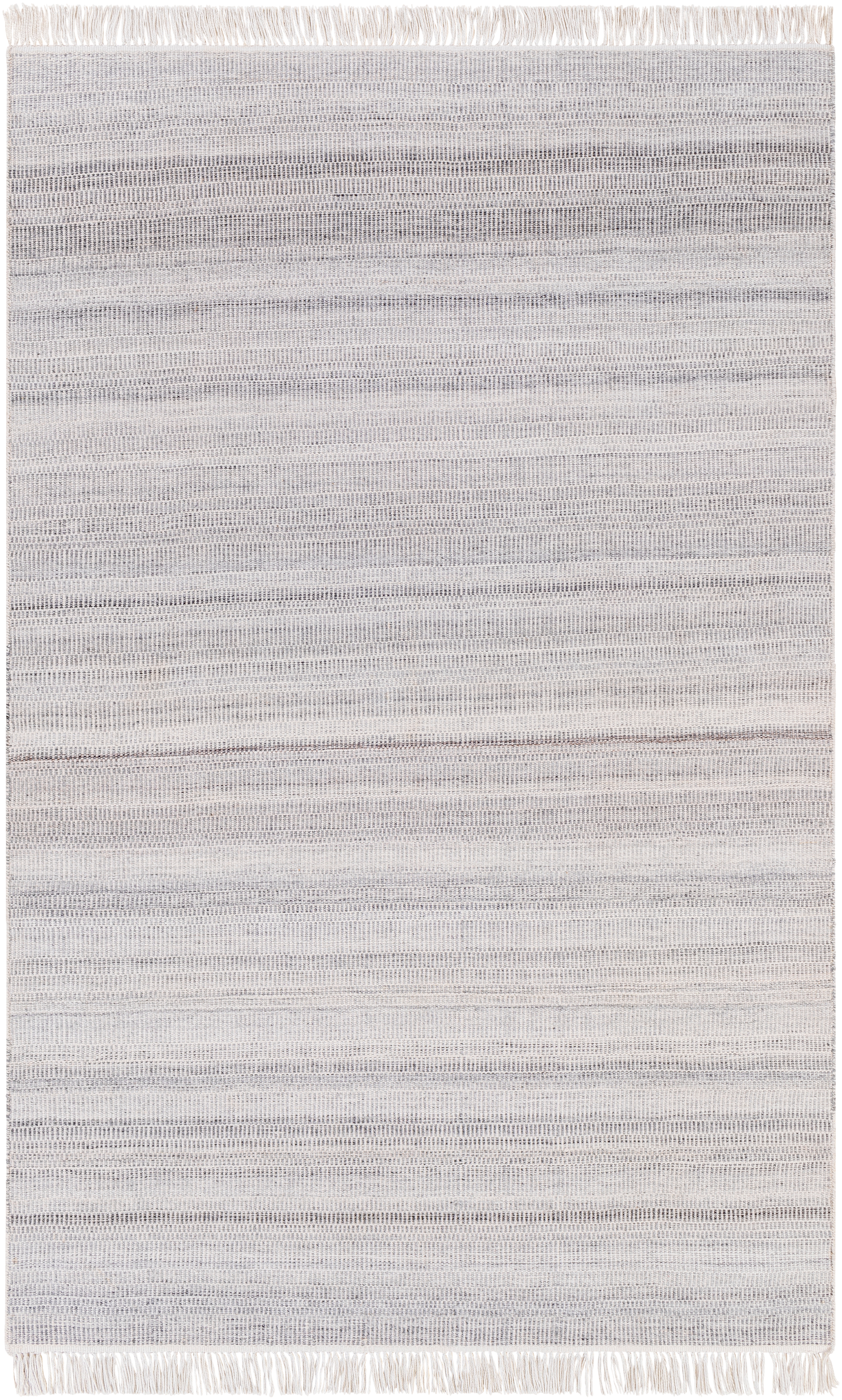 Lily Gray Indoor 5' x 7'6" Handmade Rug - Image 0