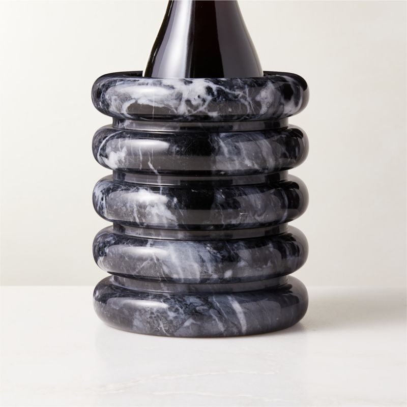Turk Black Marble Utensil Holder - Image 2