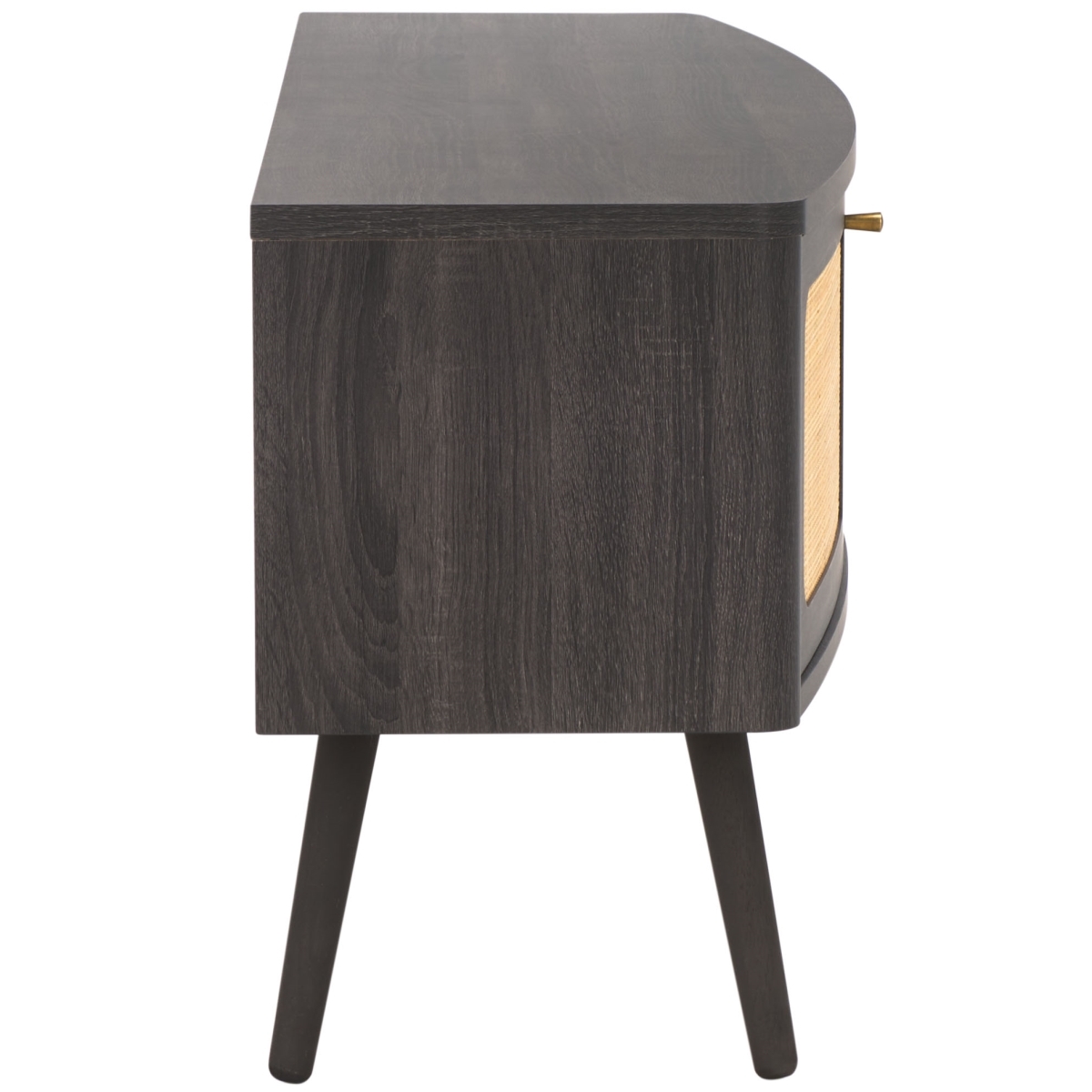 Cielle 2 Door Media Stand - Distressed Black / Natural - Safavieh - Image 6