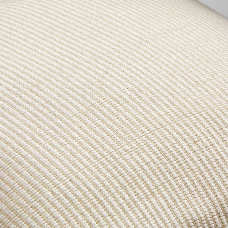 Calm Beige 20x20 Soft Textured Indoor/Outdoor Throw Pillow - Image 5