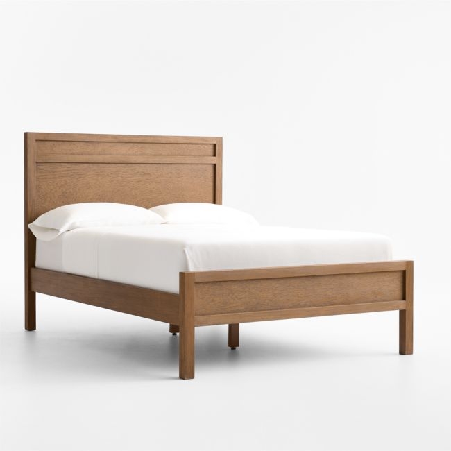Keane Solid Driftwood Full Bed - Image 0