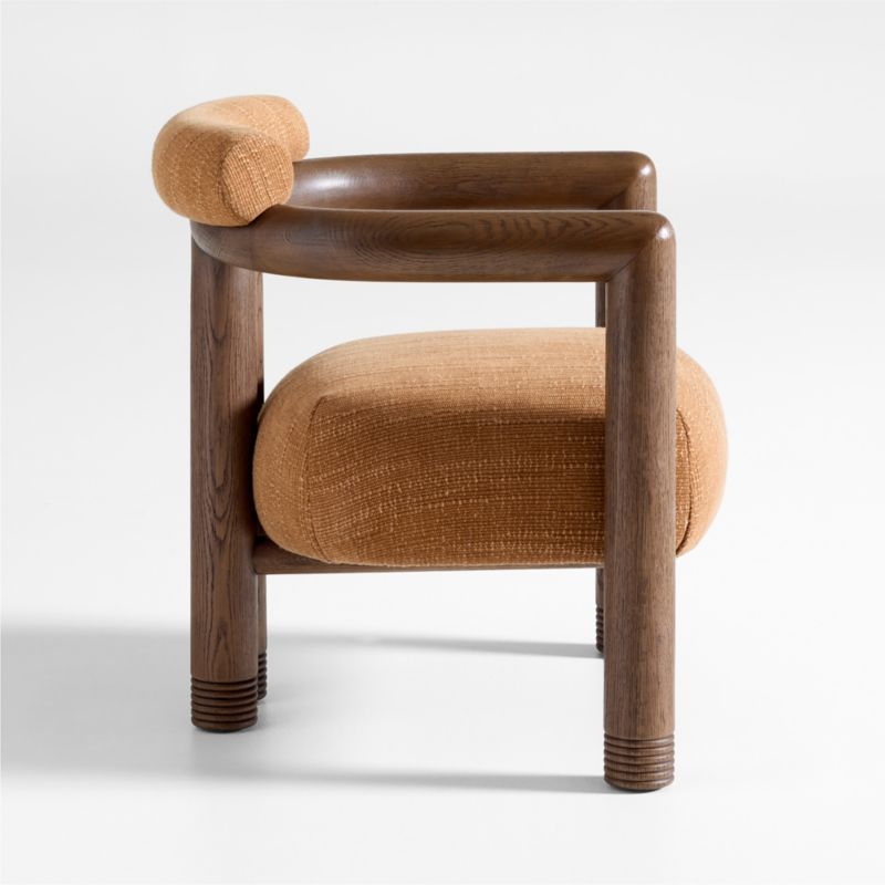 Porto Wood Frame Accent Chair - Image 4