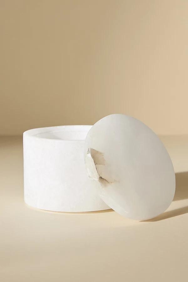 Alabaster Bath Jar - Image 0