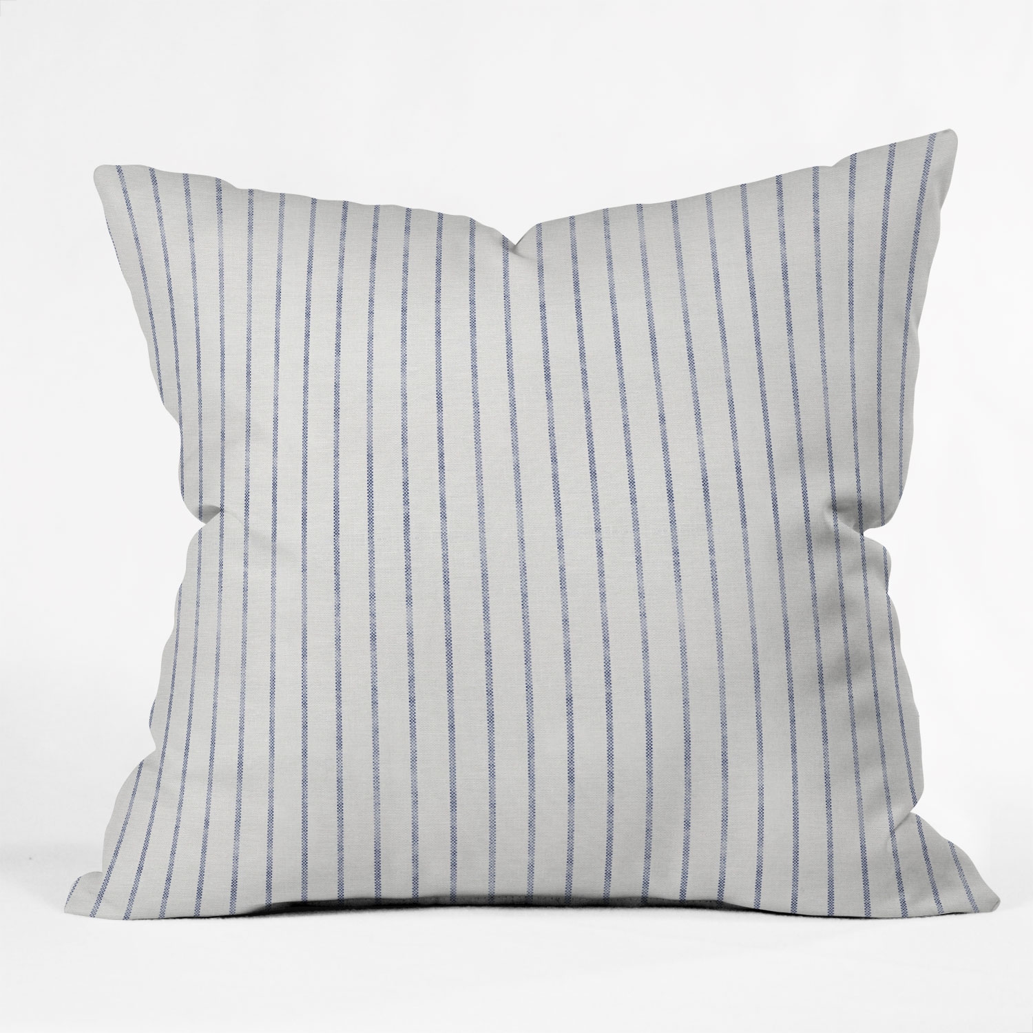 Aegean Wide Stripe by Holli Zollinger - Outdoor Throw Pillow 20" x 20" - Image 1
