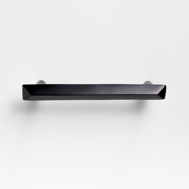 Triangle Matte Black 4" Bar Pull - Image 0