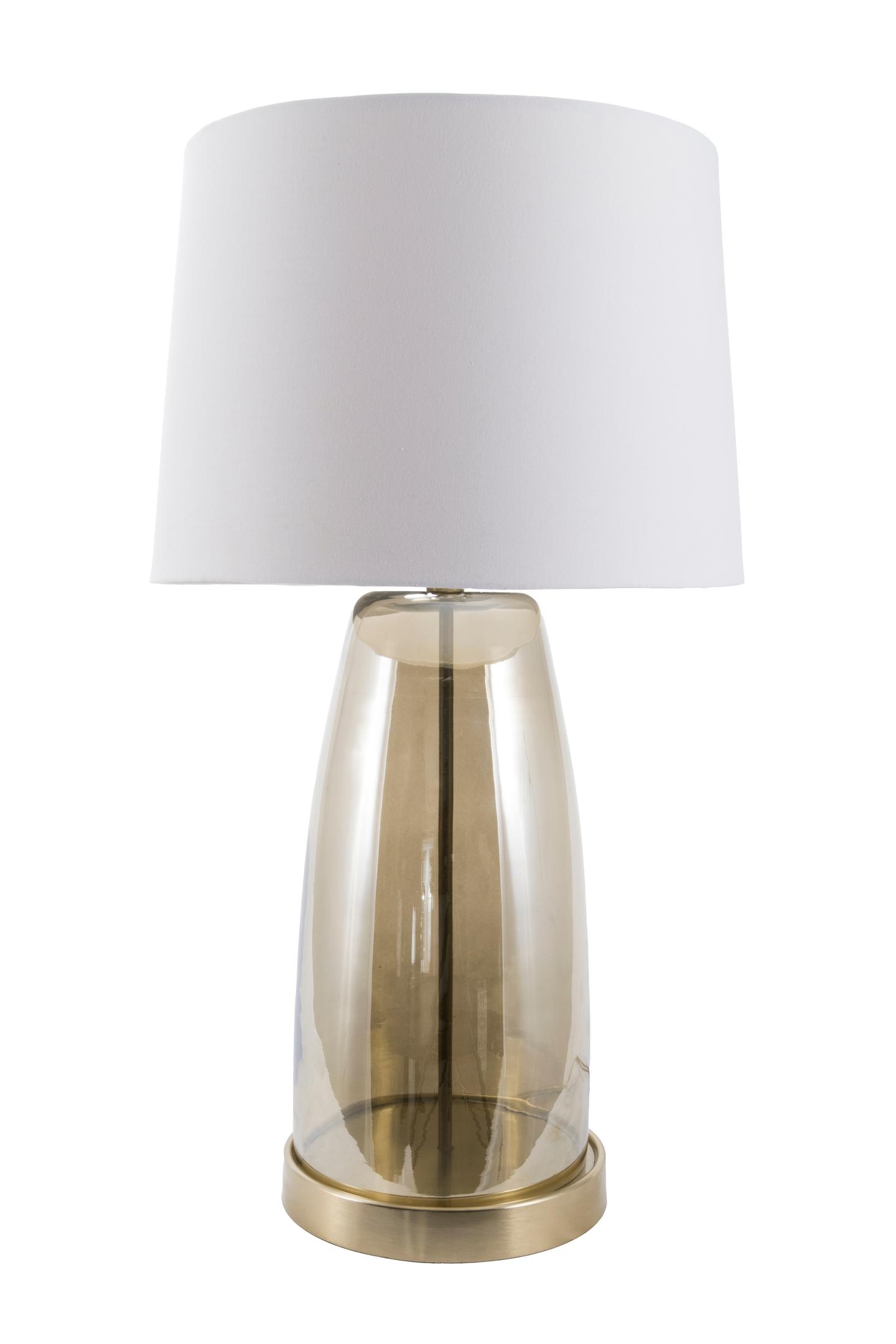 Fresno 28" Glass Table Lamp - Image 1