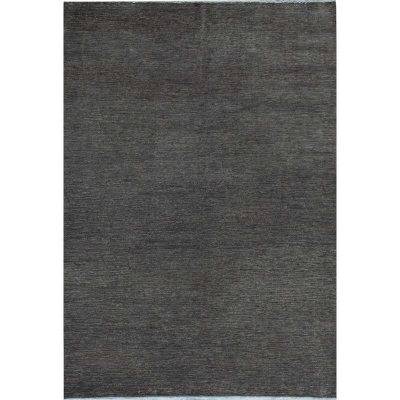 Bokara Rug Co., Inc. Gabbeh Hand-Knotted Wool Gray Area Rug - Image 0