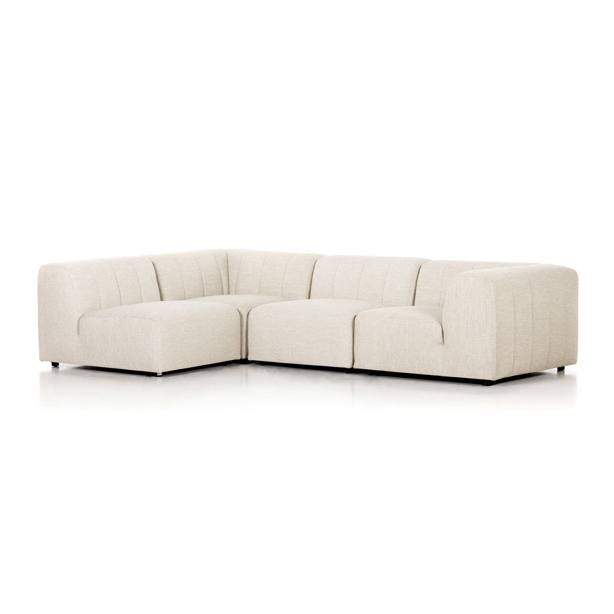 Gwen Outdoor 4-Piece Sectional - Faye Sand - Image 0