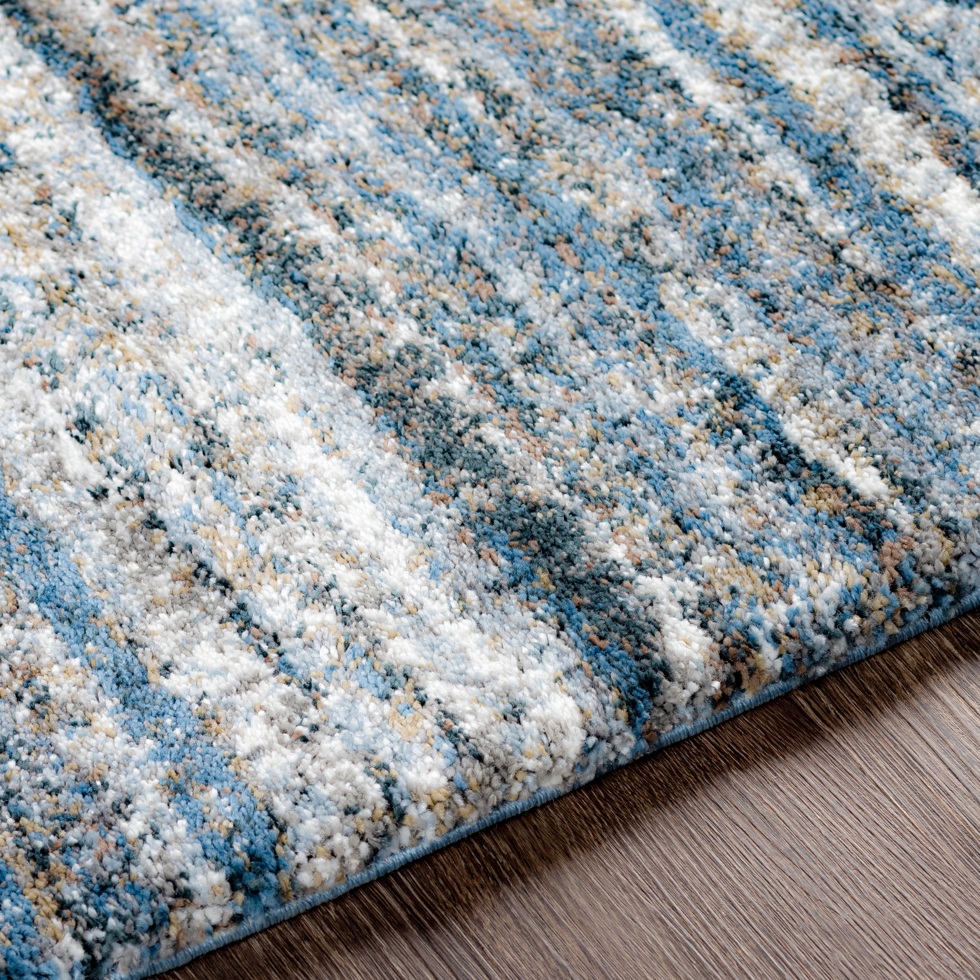 Livabliss Portofino Blue Indoor 8'10" x 12' Machine Woven Rug - Image 3