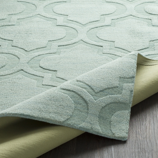 Central Park Green Indoor 2'3" x 12' Handmade Rug - Image 3