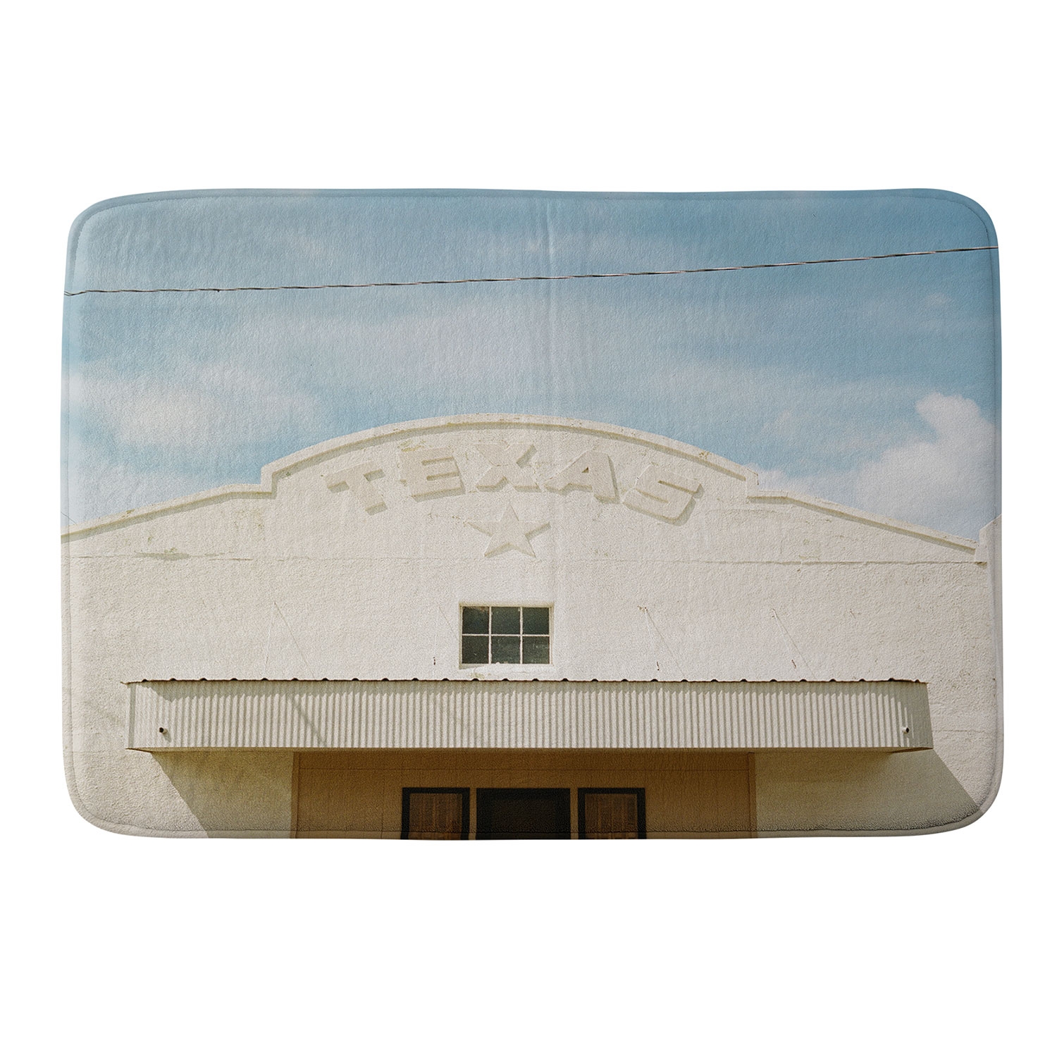 Marfa Texas Xxii On Film by Bethany Young Photography - Memory Foam Bath Mat 21" x 34" - Image 0