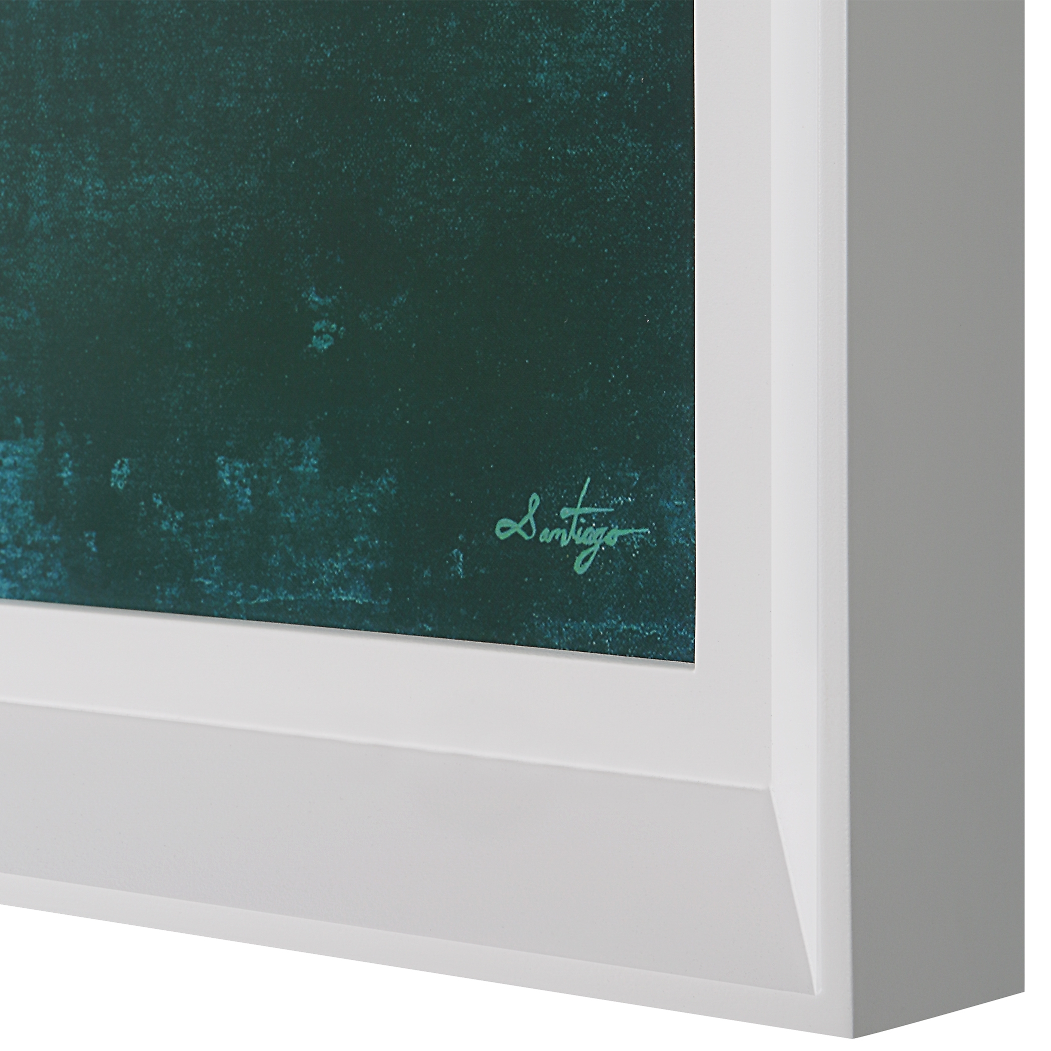 Cancun Teal Framed Print - Image 7