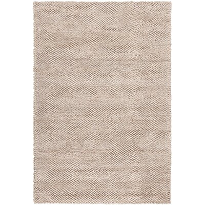 Shaleine Textured Contemporary Taupe Area Rug - Image 0