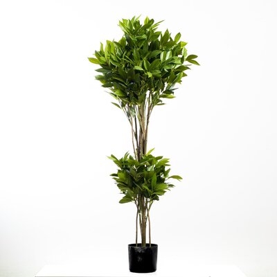 Myrtle Leafy Green Topiary Aritifical Tree Plant Urn Filler - Image 0