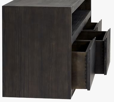 Folsom 66" Media Console with Drawers, Charcoal - Image 2
